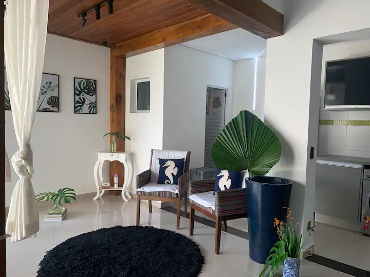 Casa confortável familiar 5 minutos da praia